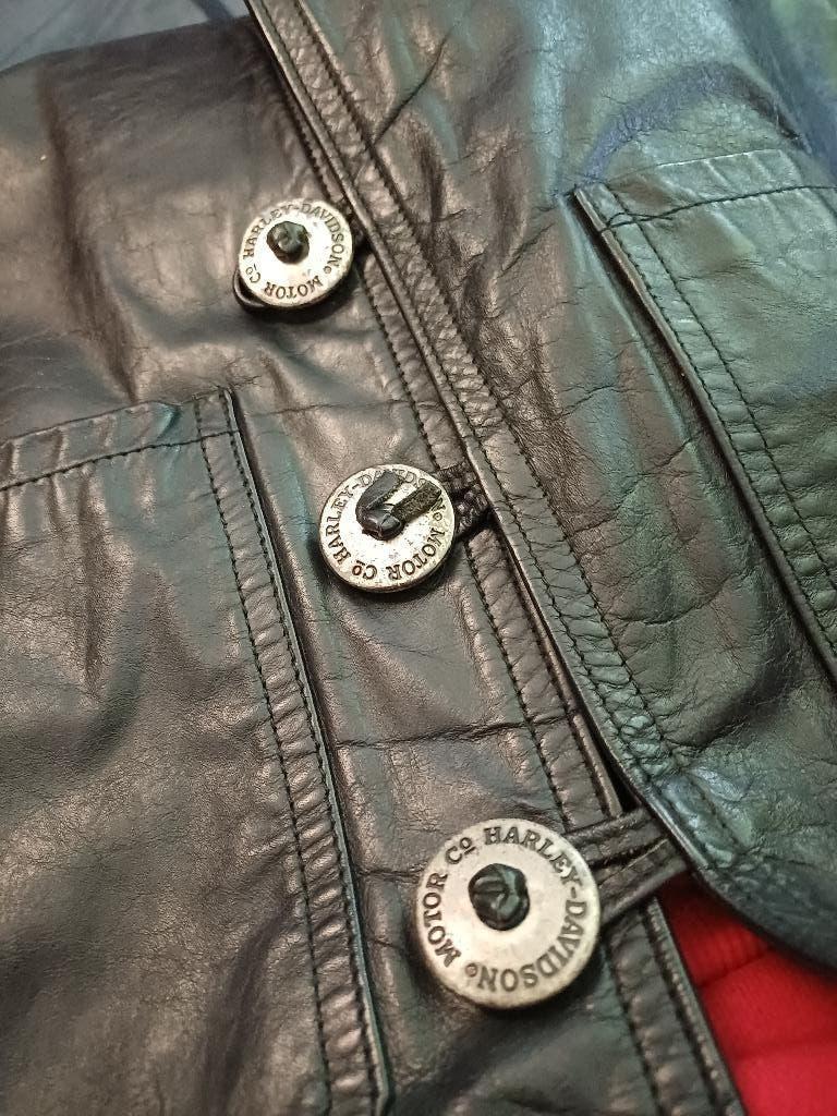 Harley Davidson leren herenvest, Overige merken, Jas | leer, Tweedehands, Heren