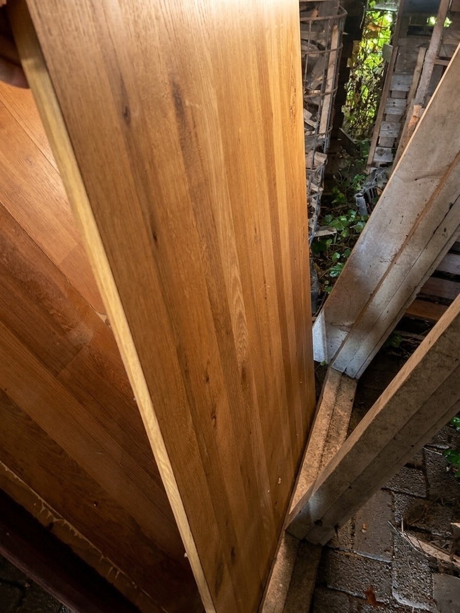 Eiken plank - Zo goed als nieuw, 25 tot 50 mm, Eiken, Zo goed als nieuw, Plank