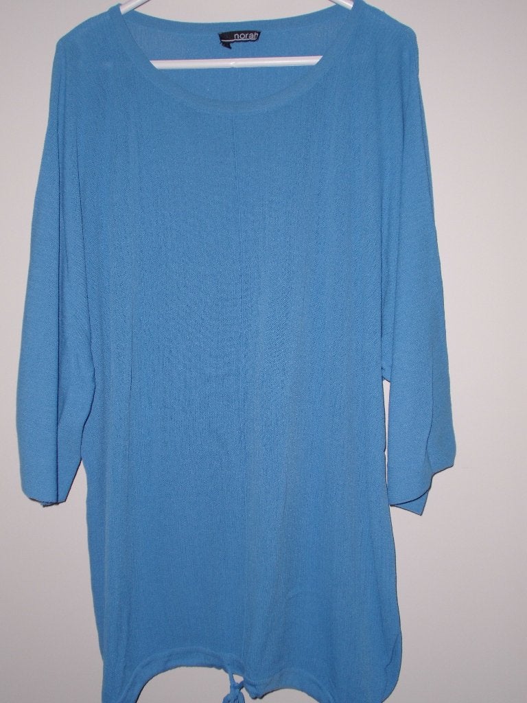 z.g.a.n. prachtig blauwe Norah tuniek in mt 48, Maat 46/48 (XL) of groter, Zo goed als nieuw, Norah, Verzenden