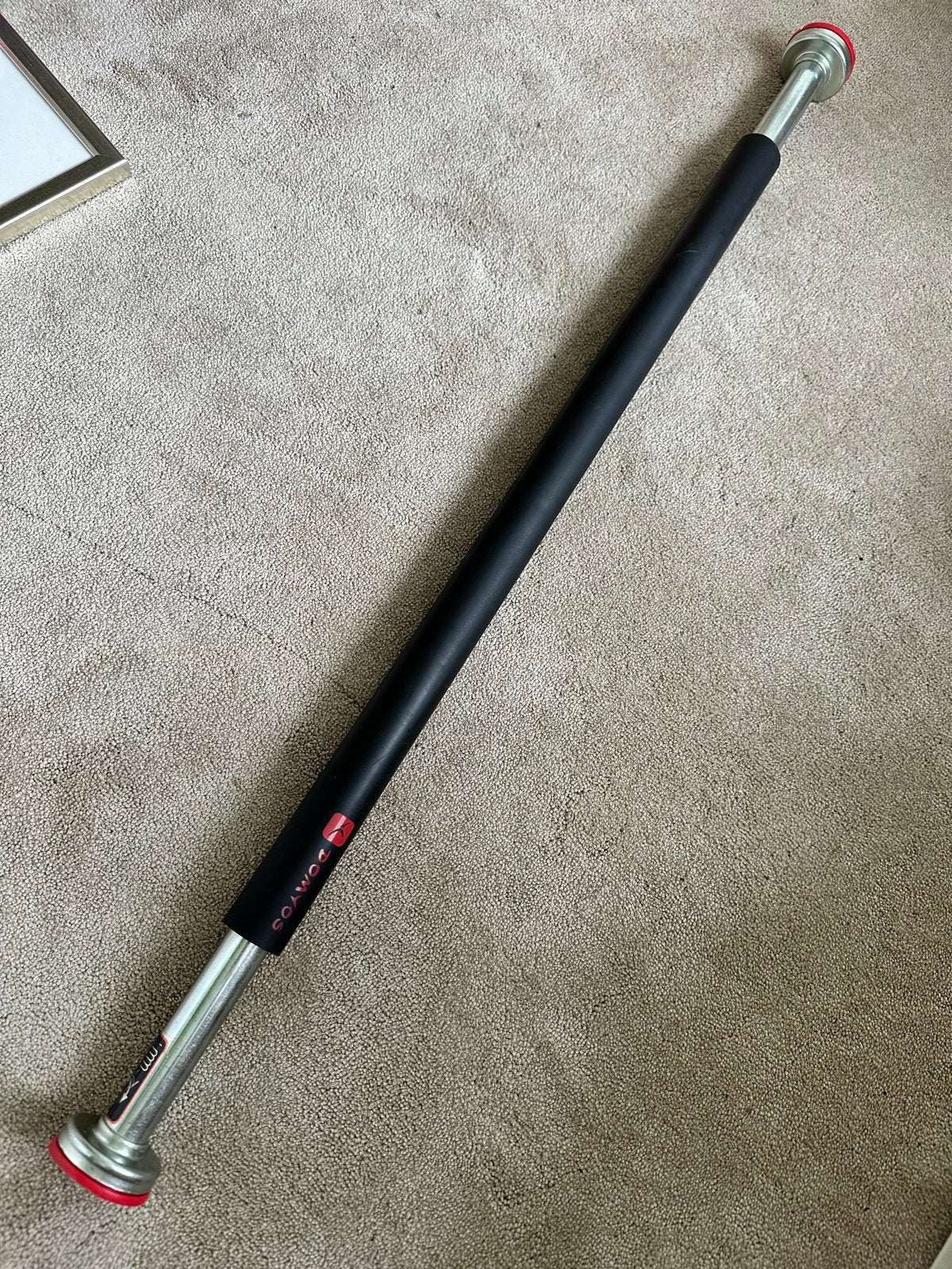 Decathlon Domyos optrekstang - deurpost, geen schroeven, Ophalen, Gebruikt, Armen, Oprekstang