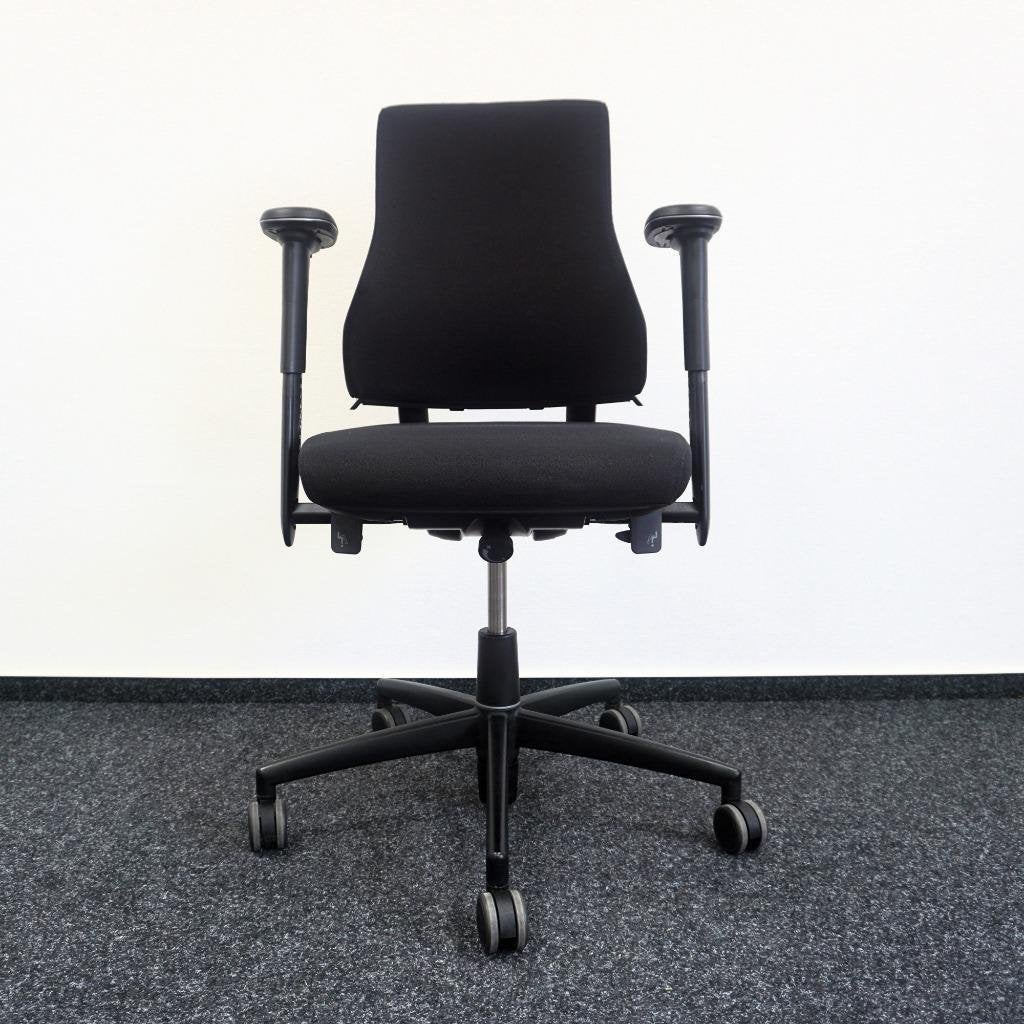 BMA Axia 2.2 Hoge Rug Bureaustoel |  Gestoffeerd | Zwart, Gebruikt, -, Zwart, -