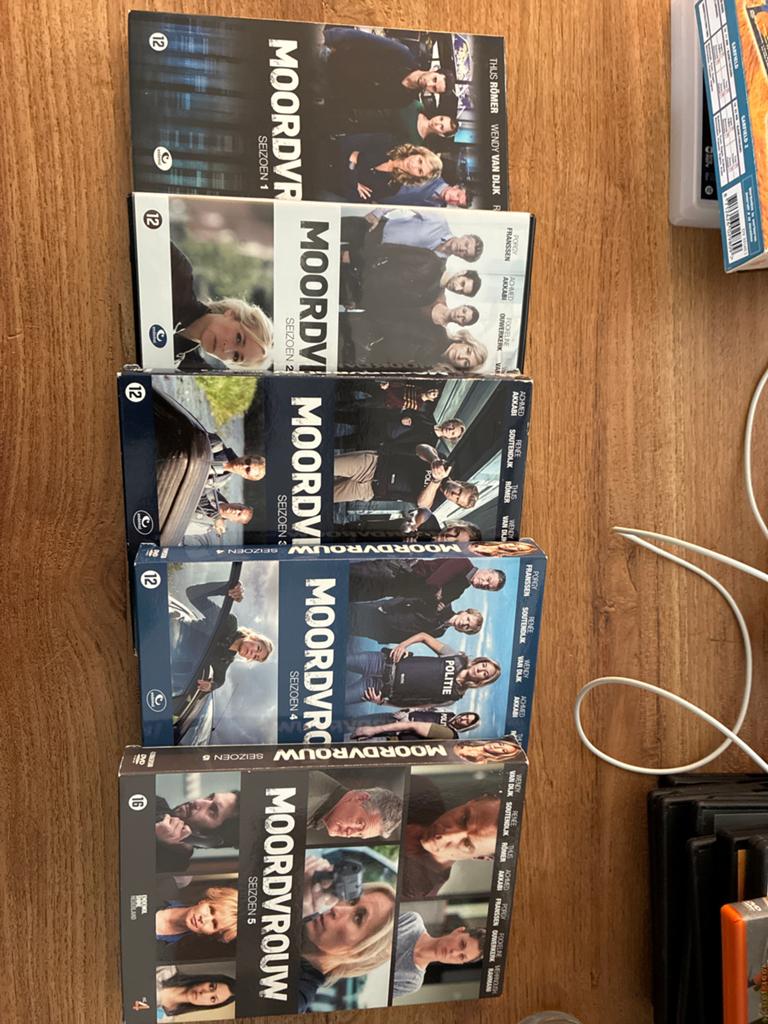 Moordvrouw - Seizoen 1 t/m 5 (DVD Boxset) per stuk € 15, Cd's en Dvd's, Dvd's | Tv en Series, Ophalen of Verzenden, Zo goed als nieuw