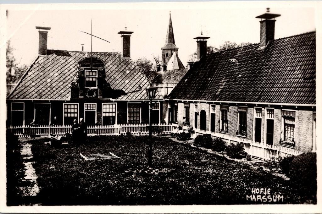 Hofje Marssum, Verzenden, 1940 tot 1960, Ongelopen, Friesland