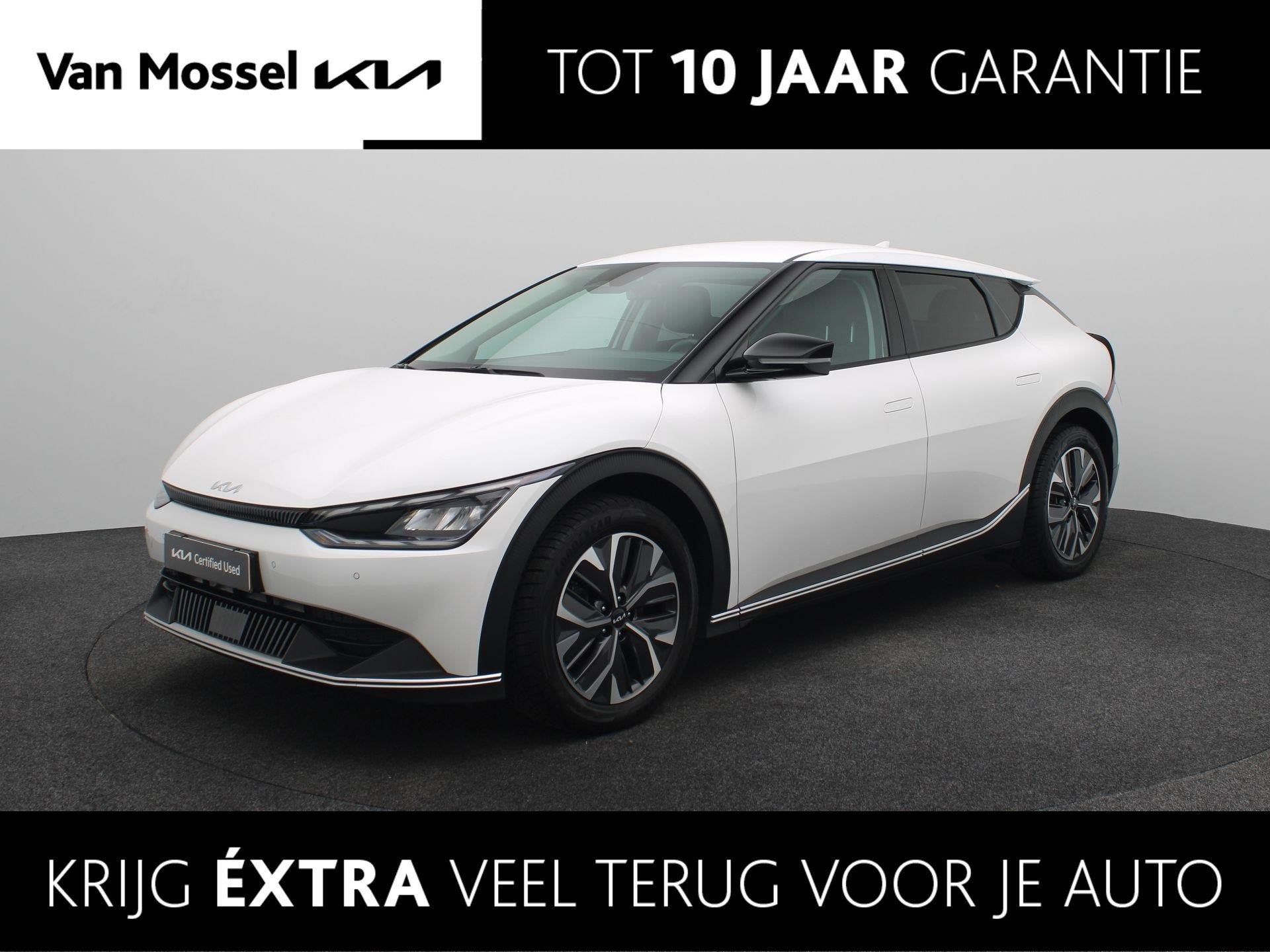 Kia EV6 Light Edition 58 kWh | Stoel - Stuur verwarming | Tr, Auto's, Kia, 12 maanden, Gebruikt, 750 kg, Leder en Stof