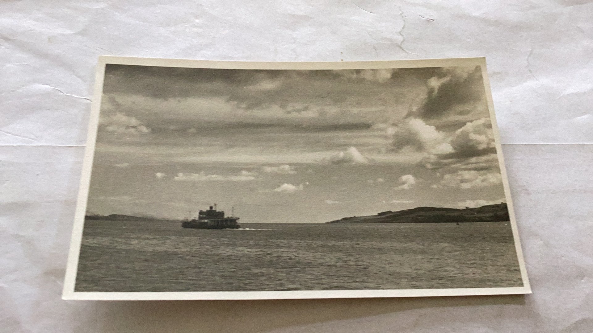 Veerboot echte foto 9x13 cm, Ophalen of Verzenden, 1960 tot 1980, Zo goed als nieuw, Overige onderwerpen