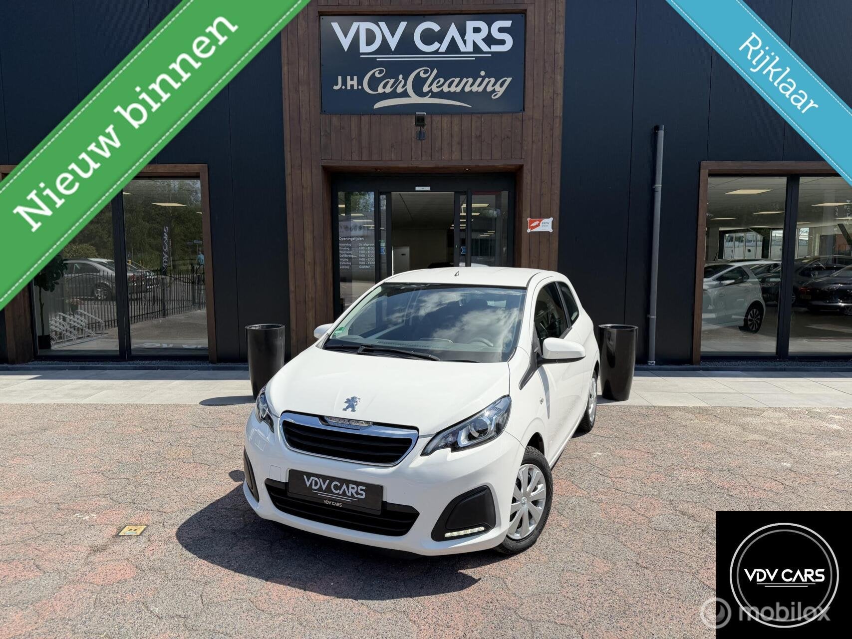 Peugeot 108 1.0e-VTi Airco | LED | BT | USB & Aux | 1e Eig., Voorwielaandrijving, Stof, Gebruikt, Zwart