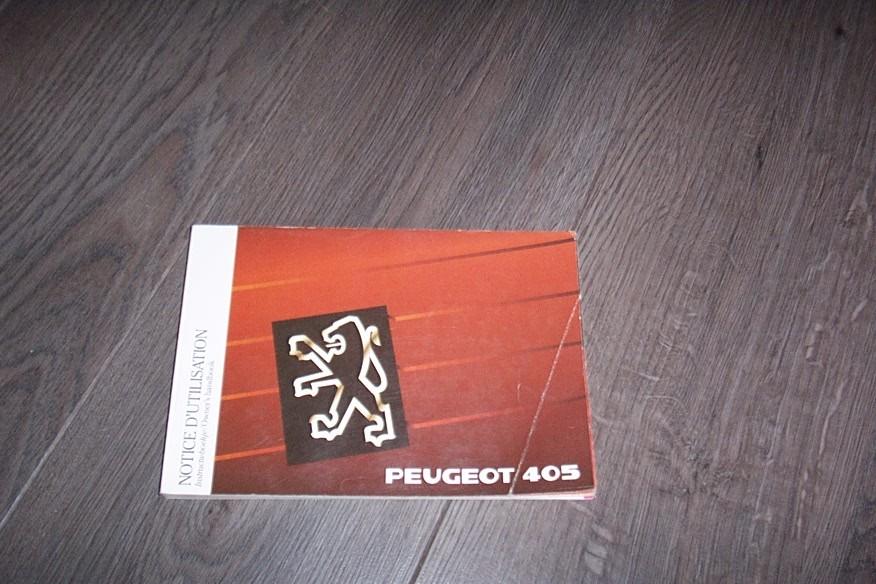 Gebruikershandleiding voor PEUGEOT 405   1987/1997, Auto diversen, Handleidingen en Instructieboekjes, Ophalen of Verzenden