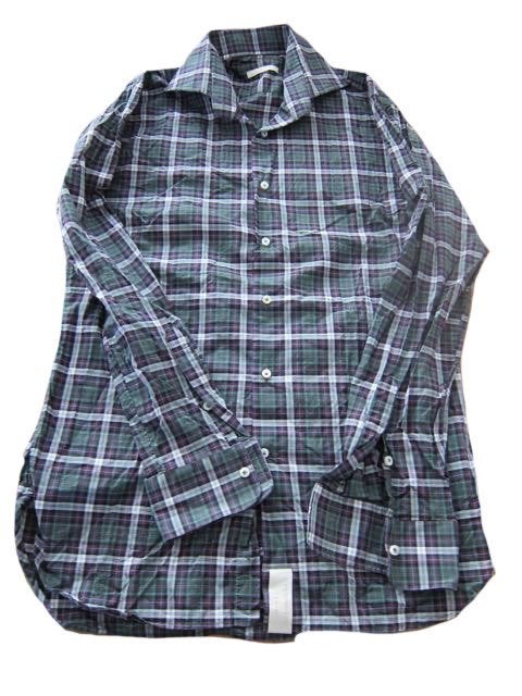 Artu napoli blouse overhemd geruit maat 40 heren, Overige kleuren, Zo goed als nieuw, Artu Napoli, Schipluidenlaan 20 5035KJ Tilburg