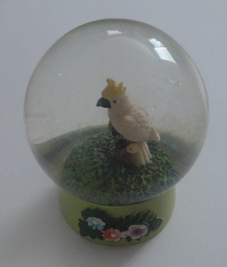 Geelkuifkaketoe glitterbol, Ophalen of Verzenden, Gebruikt, Dier