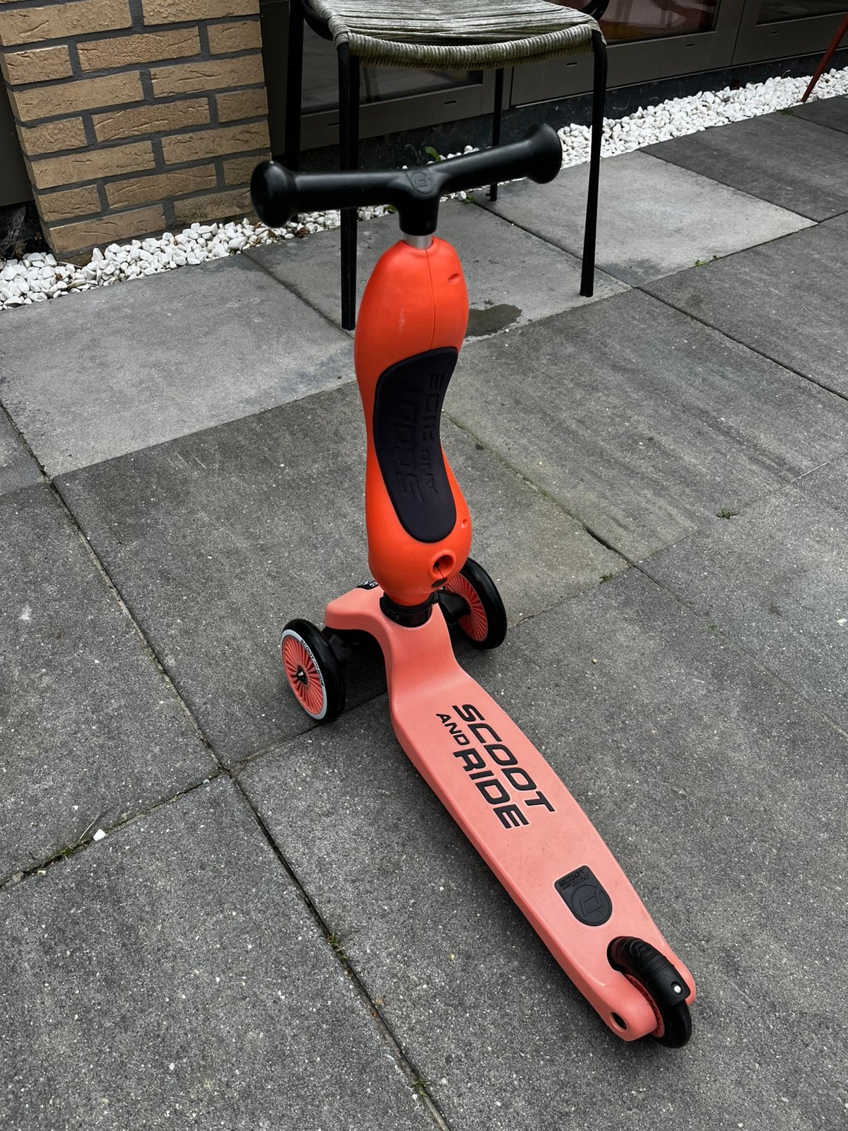 Scoot and ride highwaykick 1 kleur peach, Ophalen, Zo goed als nieuw, Gewone step
