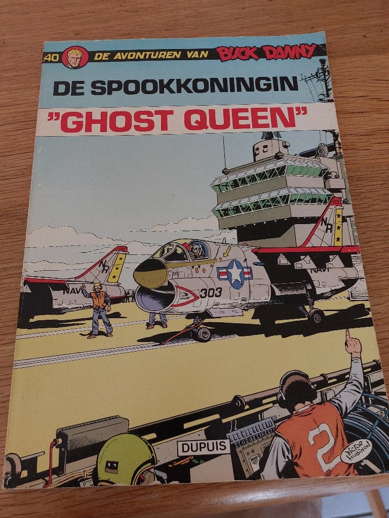 Buck Danny, de spookkoningin, "ghost queen", Eén stripboek, Ophalen of Verzenden, Gelezen