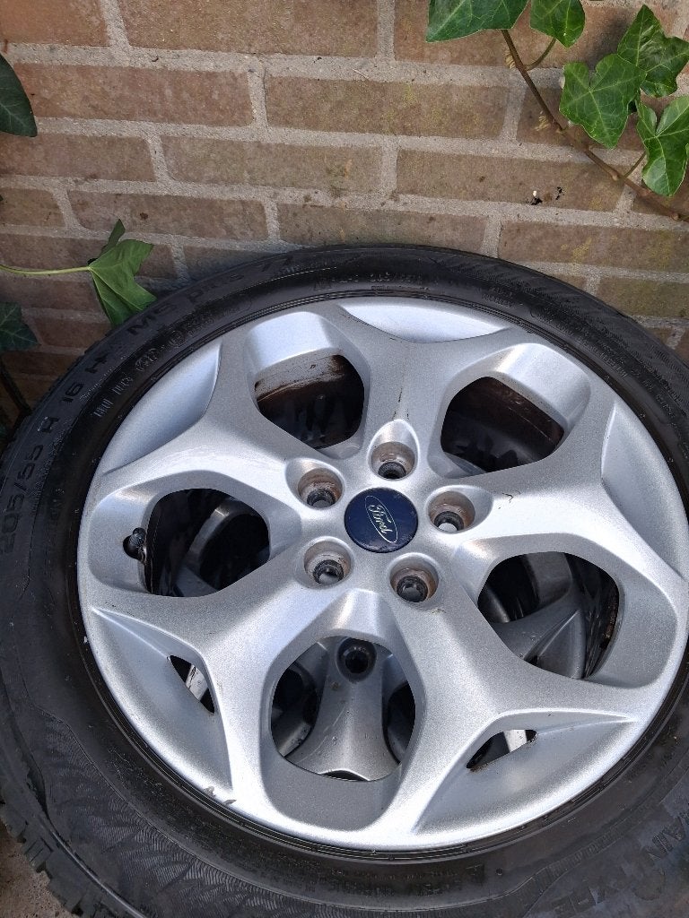 velgen met winterbanden, Ophalen, Gebruikt, 16 inch, Banden en Velgen