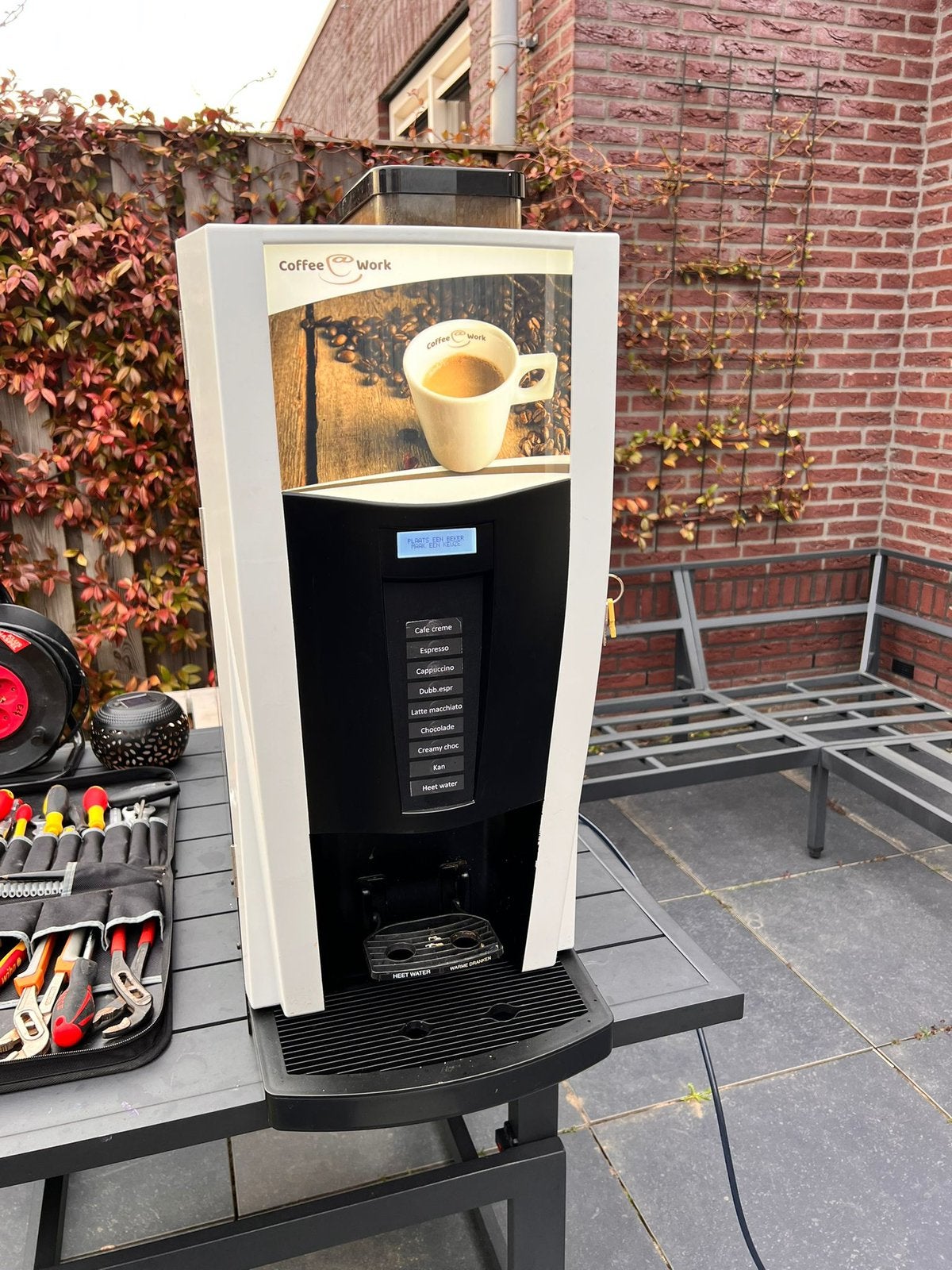 Edna Mundo Espresso koffiemachine, Witgoed en Apparatuur, Koffiezetapparaten, Ophalen, Zo goed als nieuw