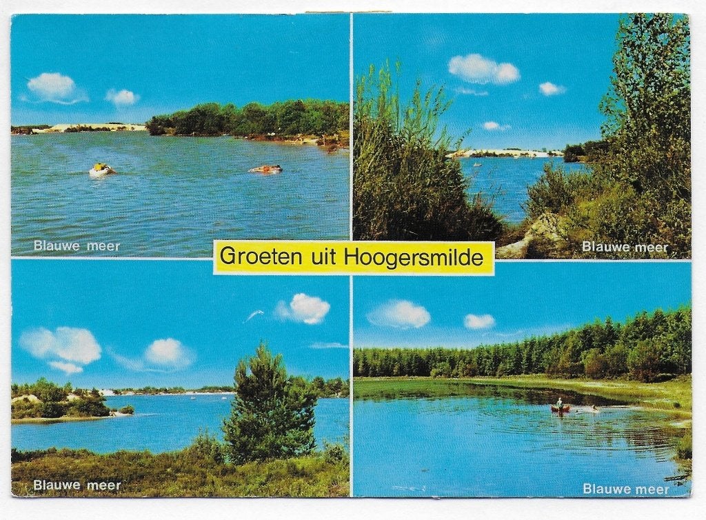 Hoogersmilde gelopen Ansichtkaart (B2806), Ophalen of Verzenden, 1960 tot 1980, Gelopen