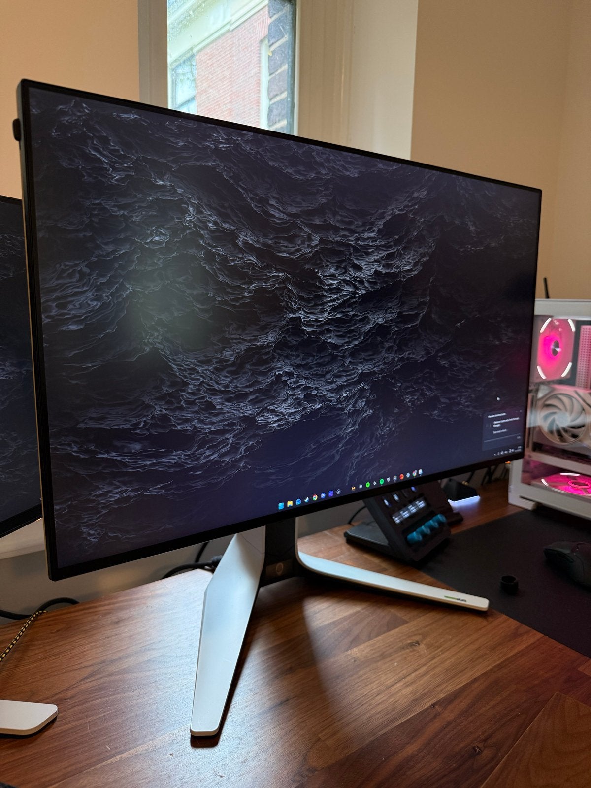 Alienware gaming monitor 1440p 280Hz 27 inch, Gebruikt, IPS, In hoogte verstelbaar, Minder dan 1 ms