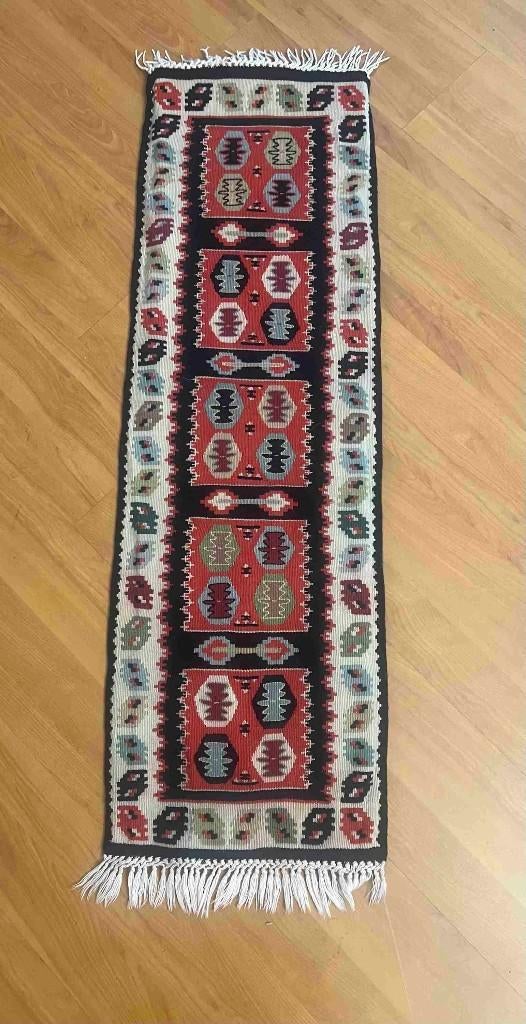 Vintage kelim kleed met ingestikte yogamat 110/36 cm, Minder dan 50 cm, Gebruikt, 100 tot 150 cm, Etten-Leur