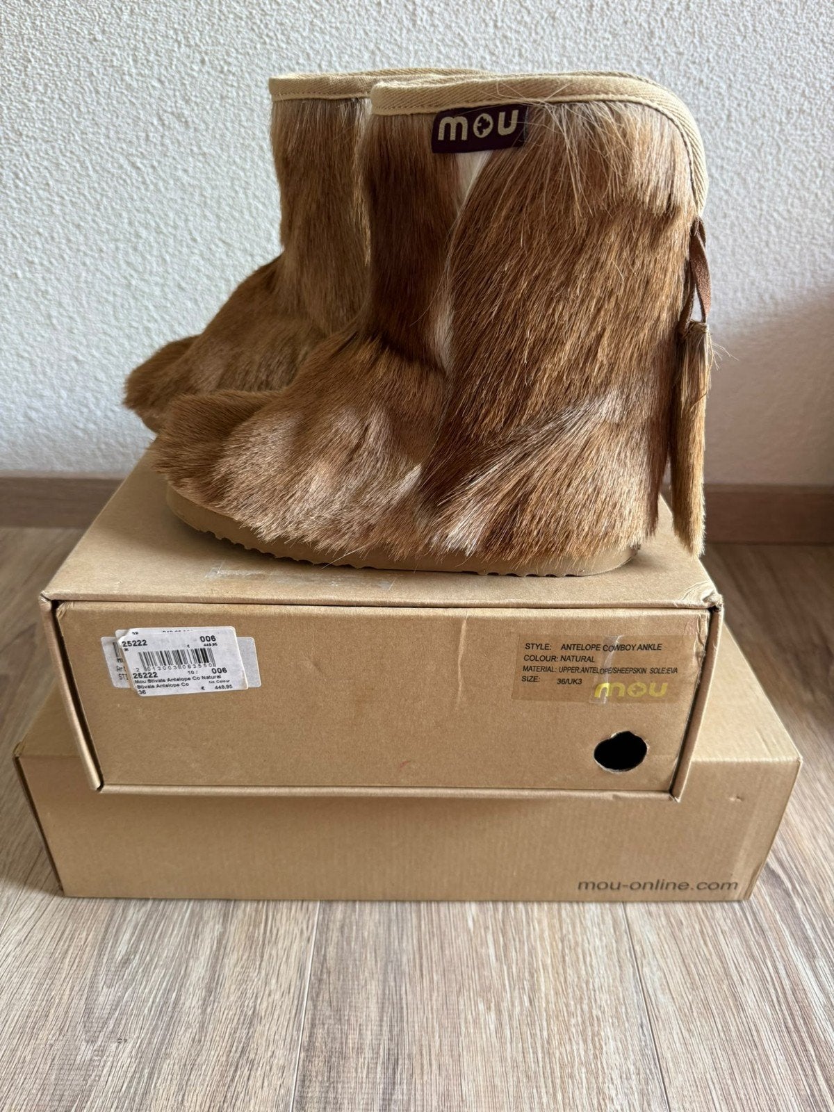 Mou Stivale Antelope Cowboy Ankle Boots - Maat 36, Mou, Bruin, Lage of Enkellaarzen, Ophalen of Verzenden