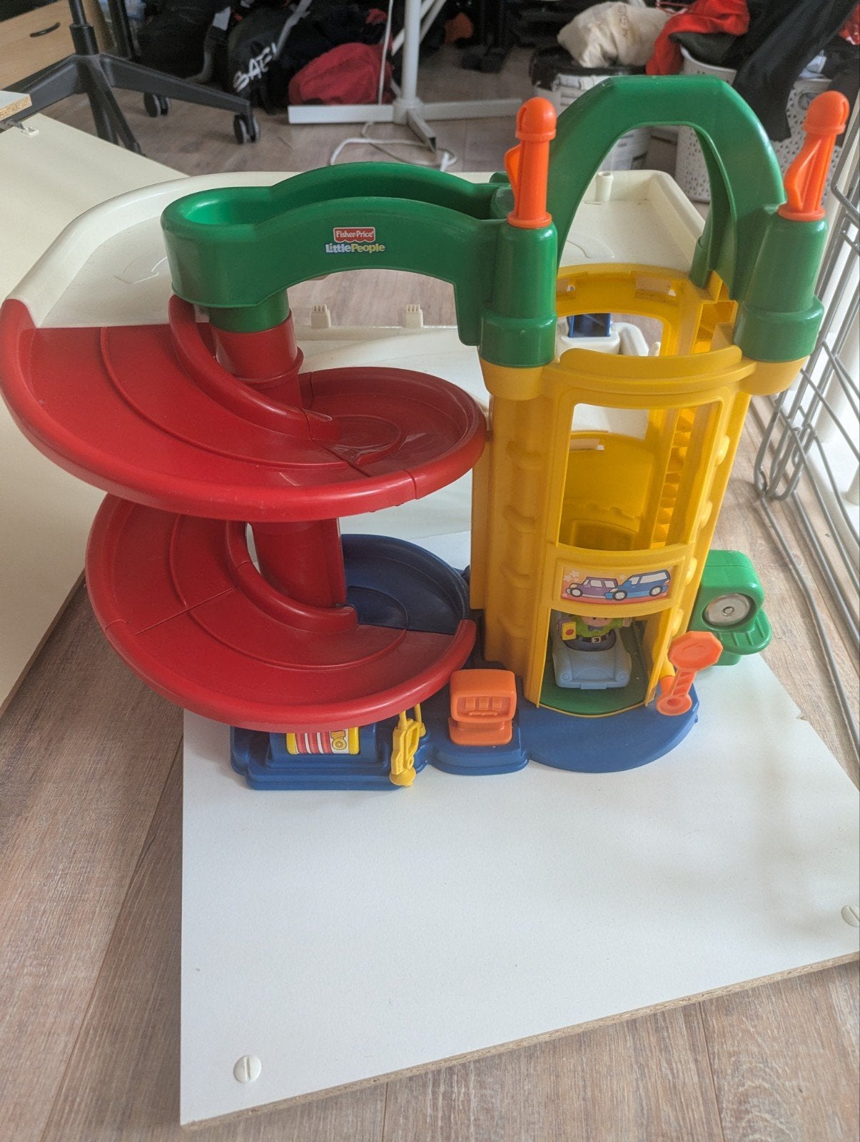 Fisher-Price Little People Parkeergarage Speelset, Ophalen of Verzenden, Gebruikt
