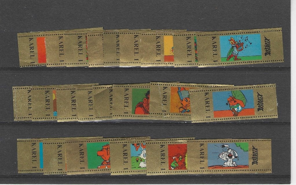 reeks 138  asterix    1-24 sigarenbanden, Ophalen of Verzenden, Zo goed als nieuw, Sigarenbandjes