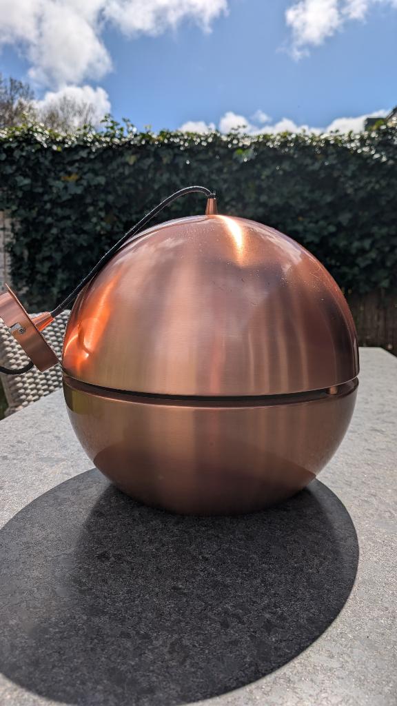 Zuiver Retro Classic '70 hanglamp goud, Ophalen of Verzenden, Gebruikt, Metaal