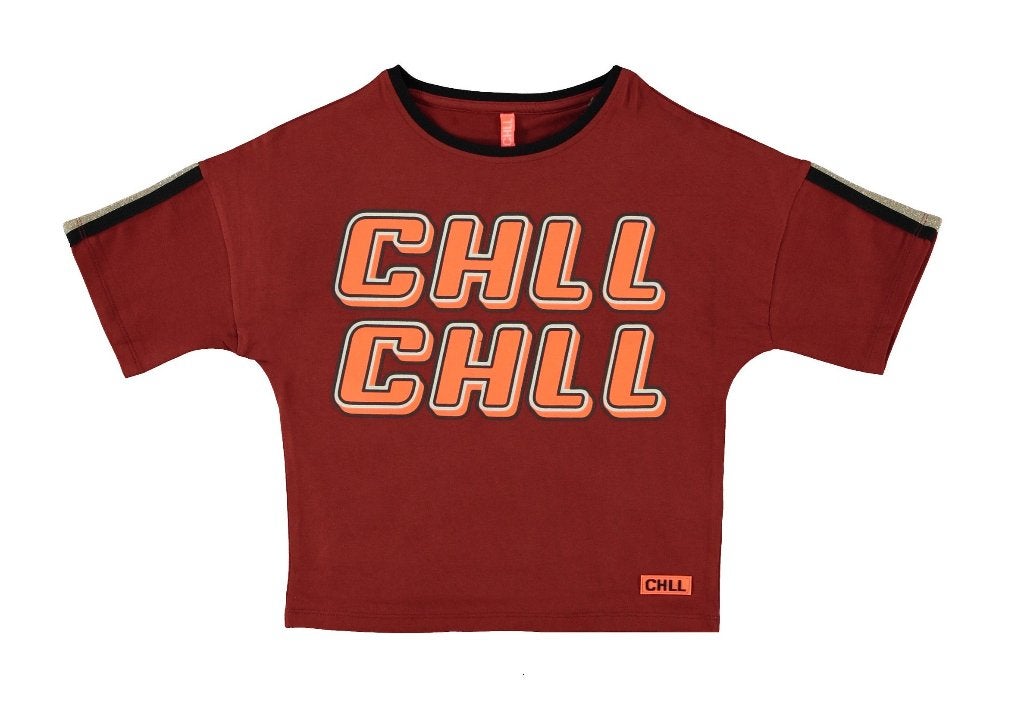 O'Chill Shirt Top Croptop Cropped Top Bruin Retro Mt 164 170, Meisje, Nieuw, Ophalen of Verzenden, O'Chill