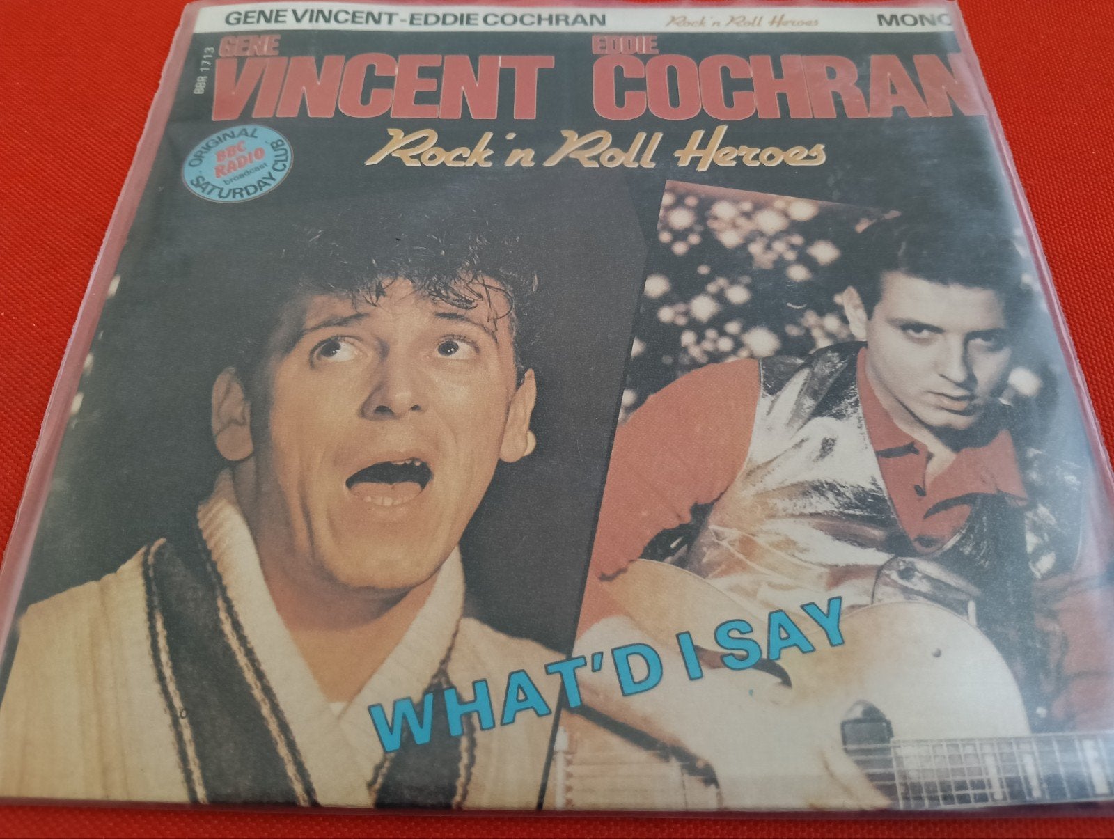 GENE VINCENT EDDIE COCHRAN 1982 BEAT LABEL ROCK & ROLL, Verzenden, Zo goed als nieuw, Pop