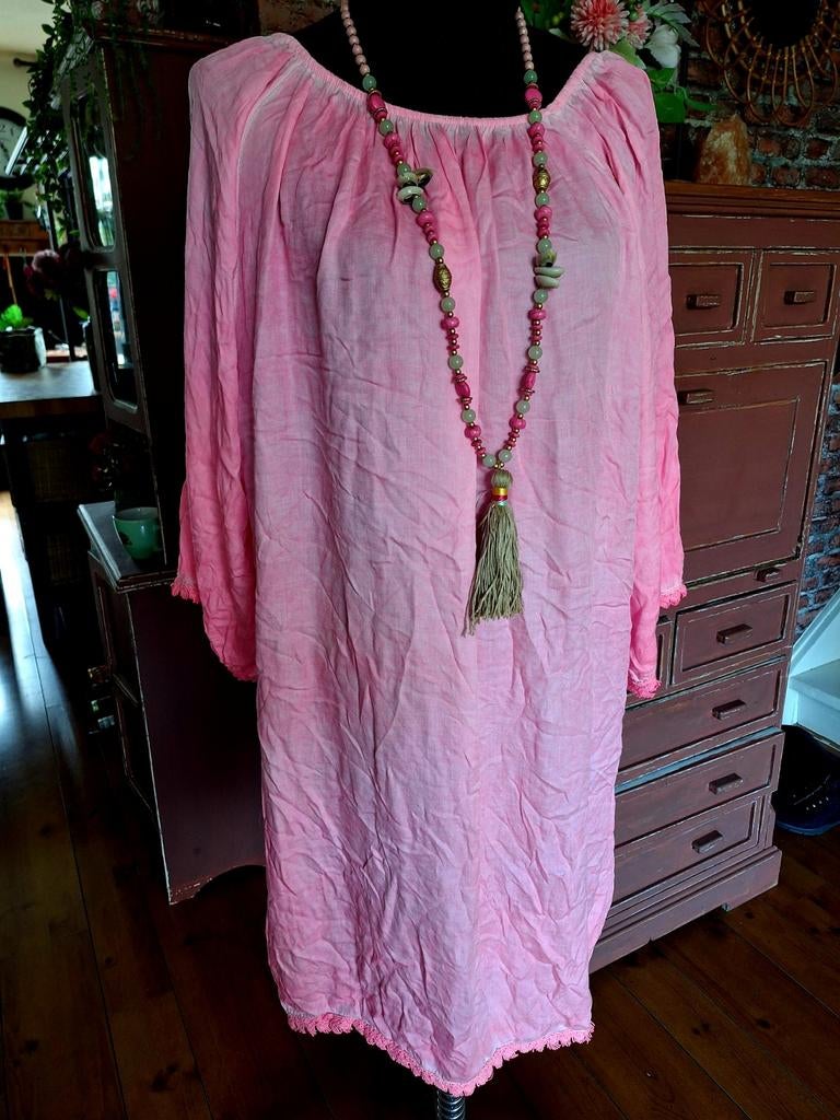 Tuniek l xl xxl neon, Ophalen of Verzenden, Zo goed als nieuw, Maat 46/48 (XL) of groter, Overige kleuren