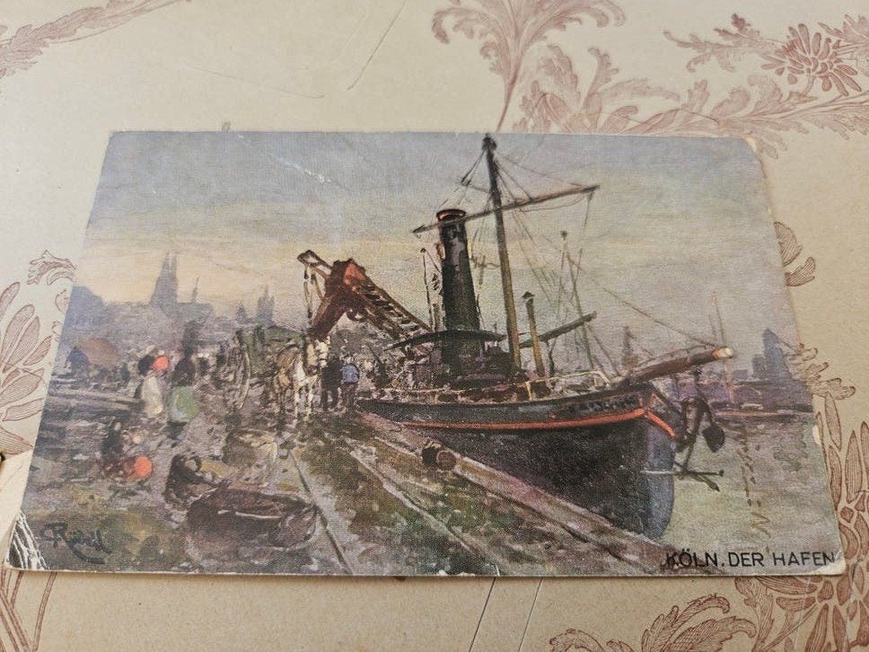 Keulen: De Haven - Karl Ruddall, Ophalen of Verzenden, Voor 1920, Gelopen, Duitsland
