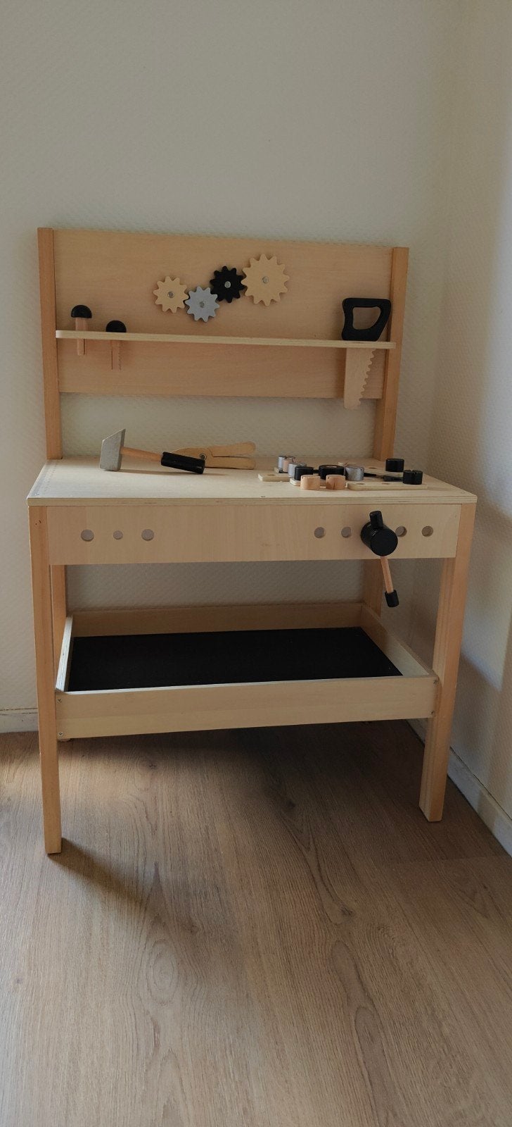 Petit Amelie - Houten speelgoed gereedschapbankje, Ophalen, Zo goed als nieuw, Bouwen