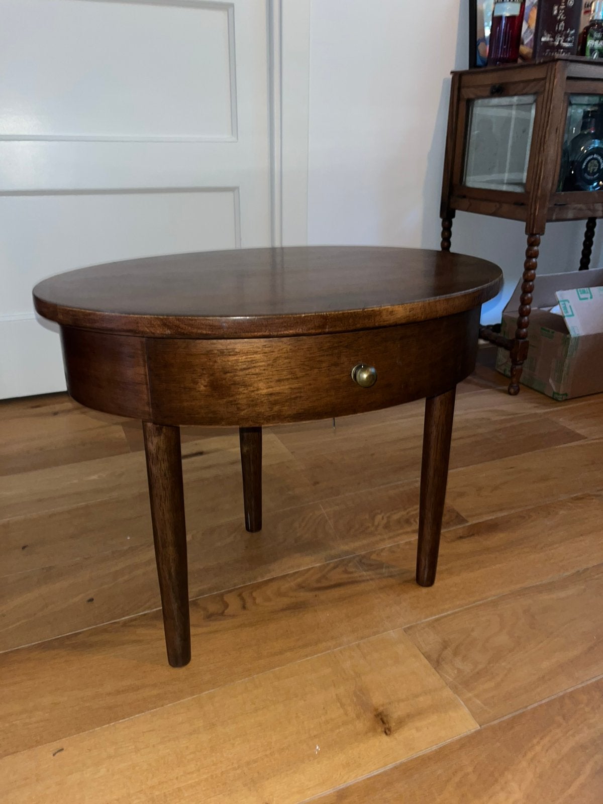 Deens design bijzettafel (donker hout), Antiek en Kunst, Ophalen