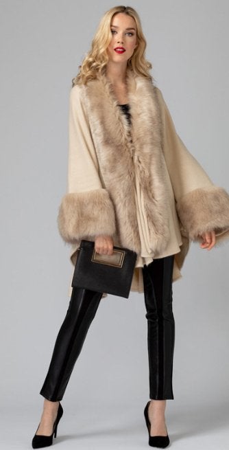 Joseph Ribkoff schitterend elegant Jacket bont details 44/46, ., Beige, Maat 42/44 (L), Joseph Ribkoff