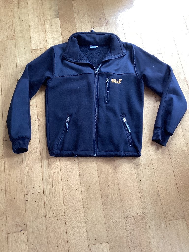 Sweater JackWolfskin, Kleding | Heren, Ophalen, Zo goed als nieuw, Zwart