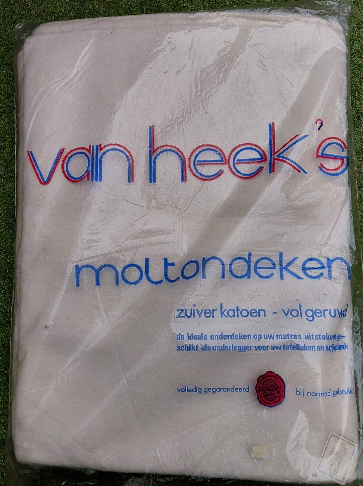 Van Heek's Moltondeken 150x200cm - Nieuw in verpakking, Overige merken, Jongetje of Meisje, Wit, Eenpersoonsbed