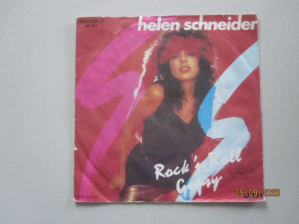 HELEN SCHNEIDER -  rock 'n ' roll gypsy - vinyl 7", Gebruikt, 7 inch, Ophalen of Verzenden, Rock en Metal
