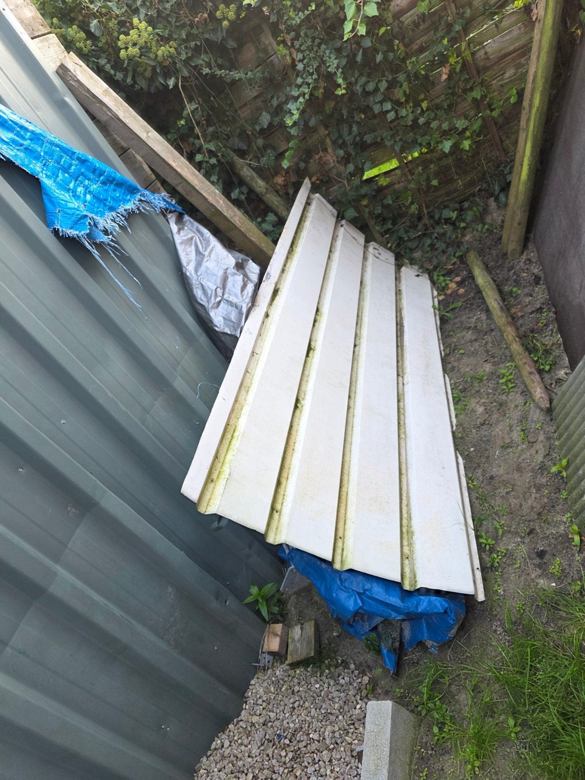 Damwand plaat 91x200, Ophalen, Gebruikt