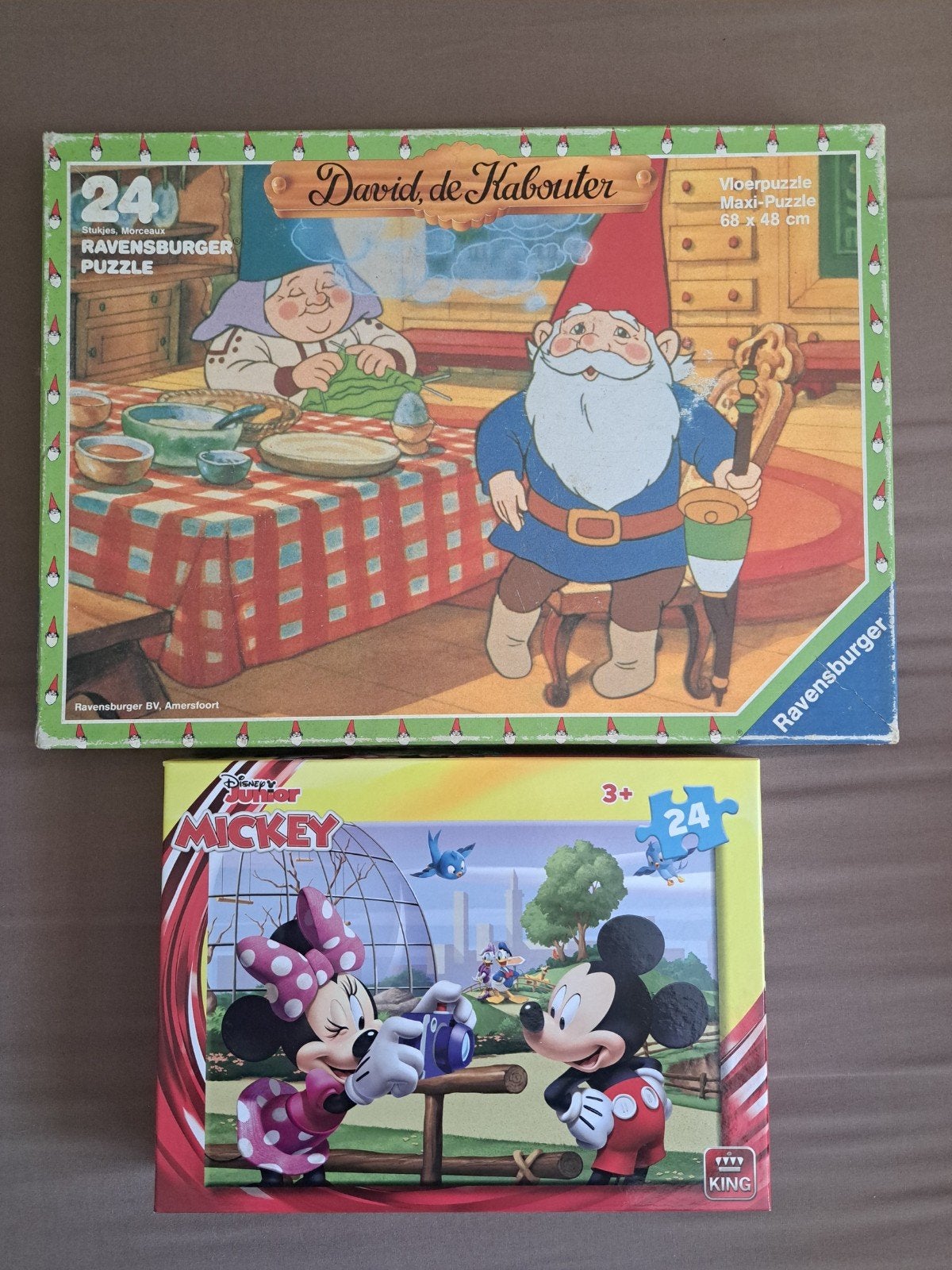 2 puzzels, 24 stukjes, Ophalen, 10 tot 50 stukjes, Gebruikt, 2 tot 4 jaar