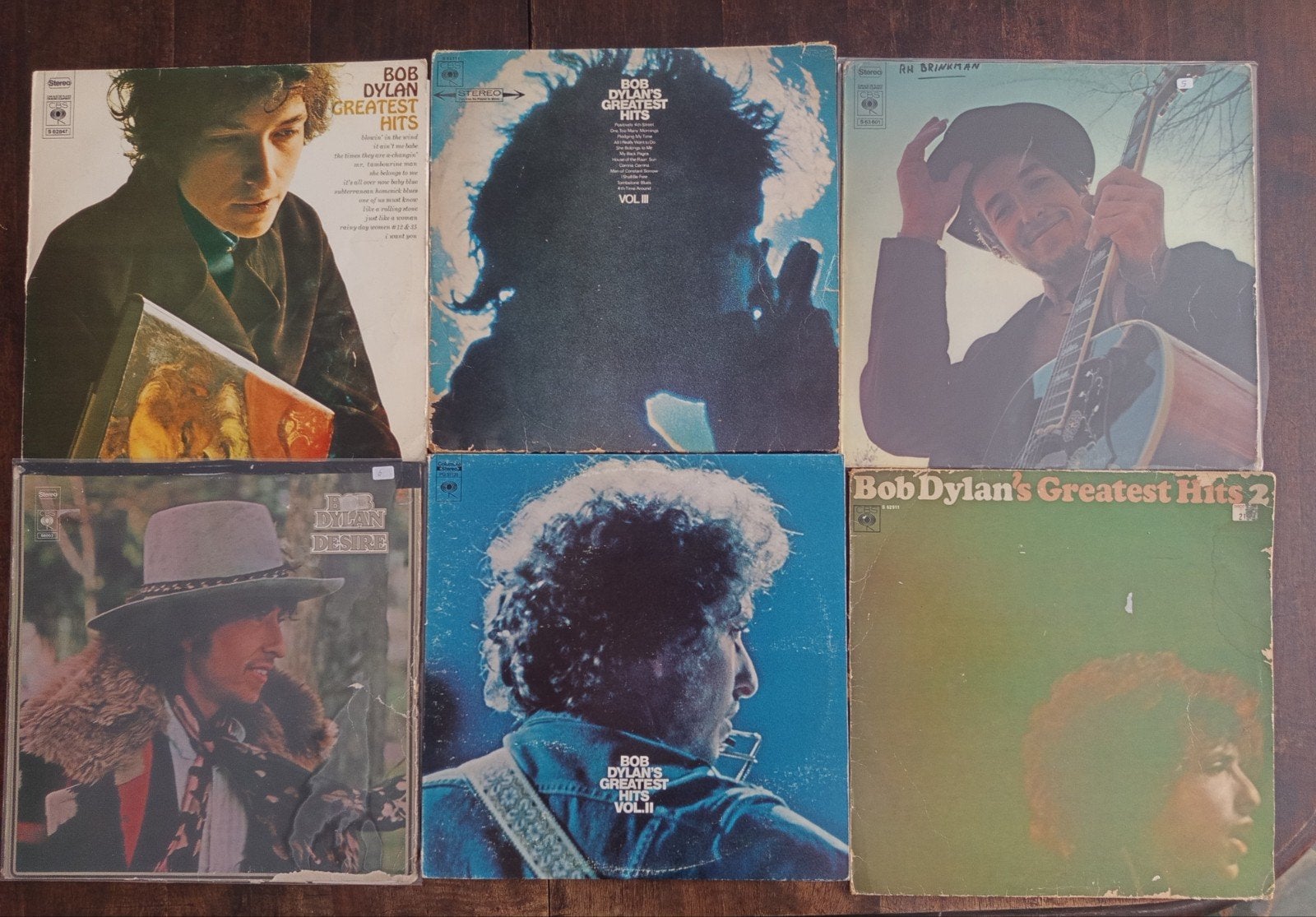 Setje LPs: verzameling van 6 Bob Dylan vinyl platen, Ophalen of Verzenden, Gebruikt, 12 inch, Poprock