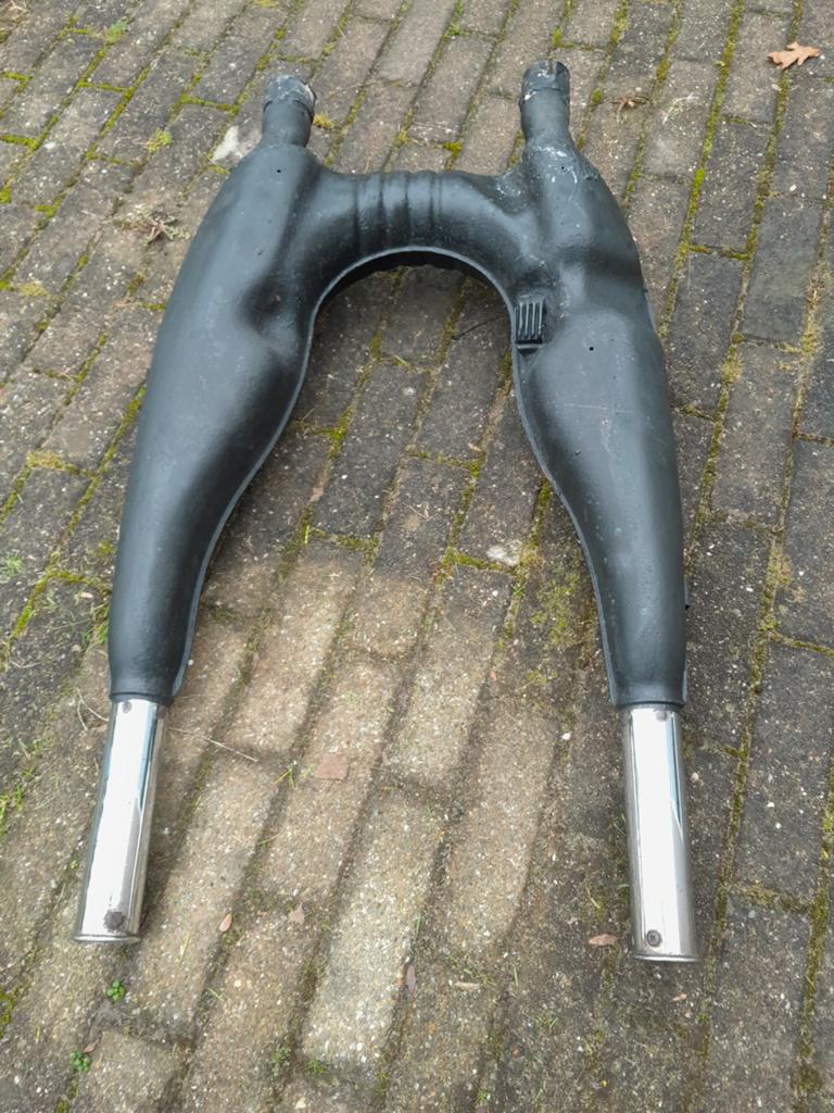 Nette uitlaat Honda Goldwing GL1000, Motoren, Ophalen, Gebruikt