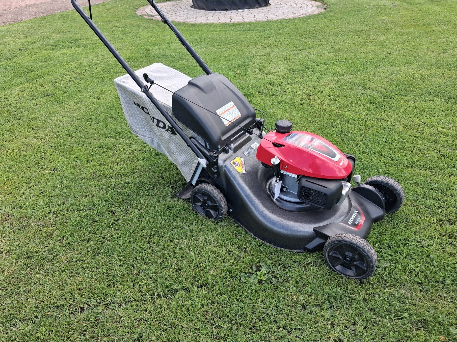 Honda HRN 536 Benzine Grasmaaier nieuw loopmaaier maaier, Cirkelmaaier, Honda, Ophalen of Verzenden, Zo goed als nieuw