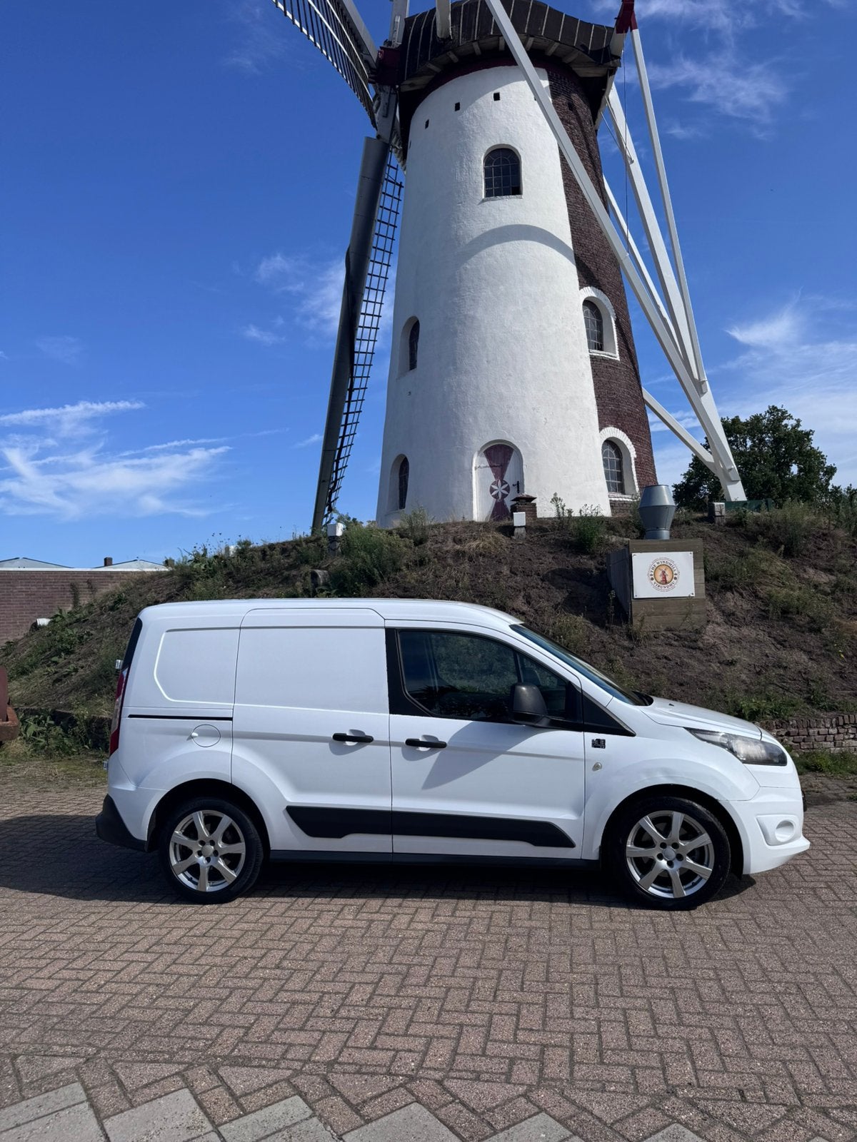 Ford Transit Connect 1.6 Tdci- Airco - Trekhaak- Marge -2015, 21 km/l, 74 pk, 4 cilinders, Wit