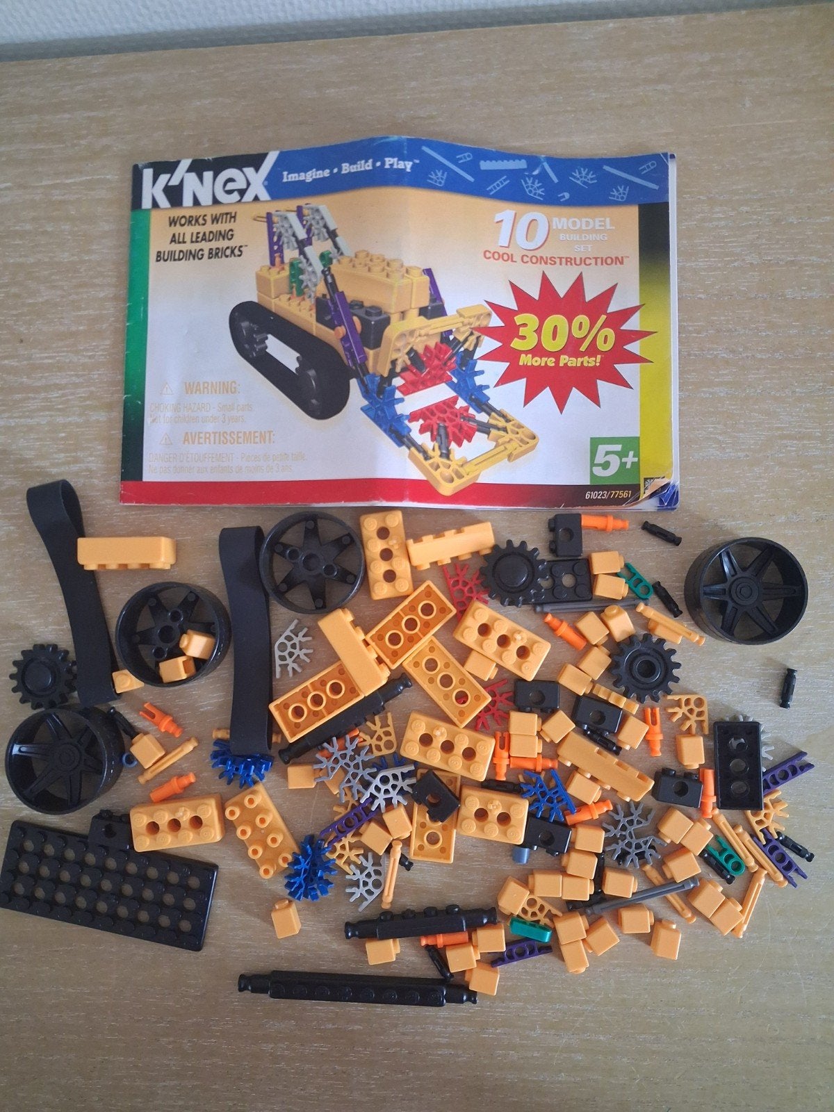 Knexx setnr 61023/77561 buldozers en kranen, Ophalen of Verzenden, Zo goed als nieuw, K'nex