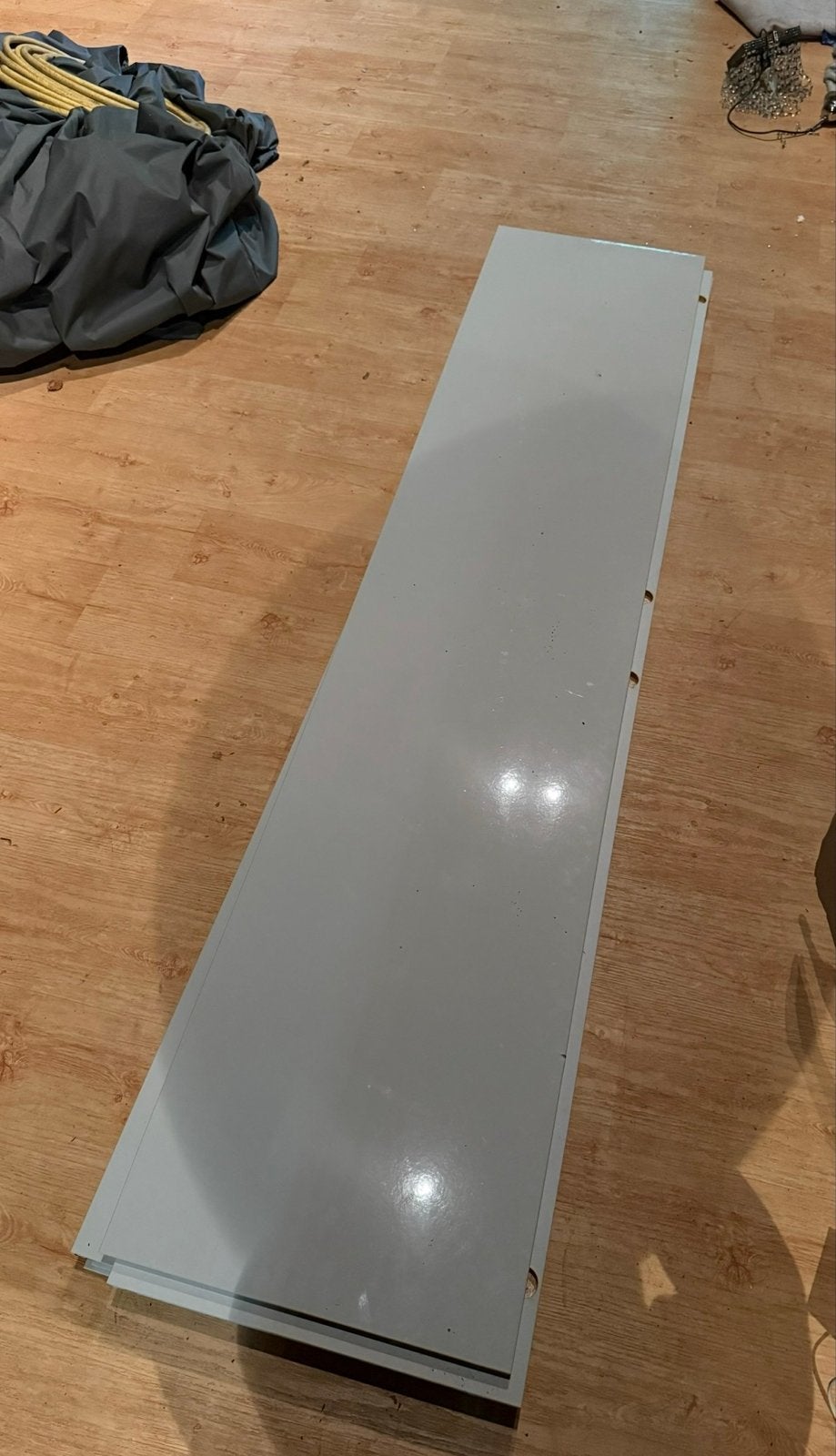 5x IKEA Kastdeur Hoogglans Lichtgrijs, Ophalen, Gebruikt
