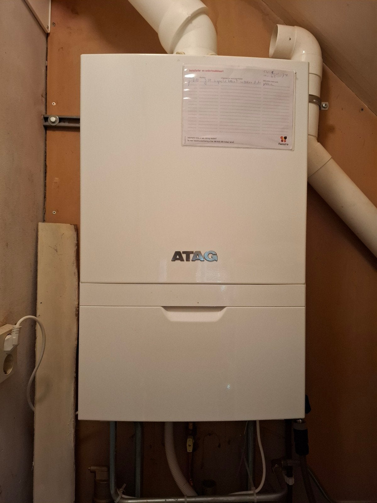 ATAG I36EZC I Zone cv ketel inlcusief thermostaat, Doe-het-zelf en Verbouw, Verwarming en Radiatoren, Ophalen, Minder dan 60 cm