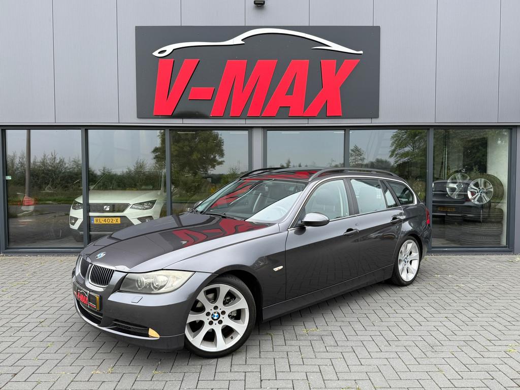 BMW 325i Touring High Exec Pano Leder Carplay Xenon, Achterwielaandrijving, Gebruikt, Zwart, 2497 cc