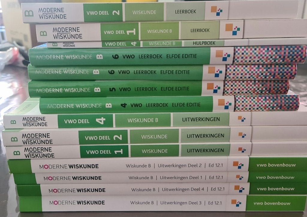 Moderne Wiskunde VWO B 11e editie incl uitwerkingen, Boeken, VWO, Noordhoff, Ophalen of Verzenden, Zo goed als nieuw