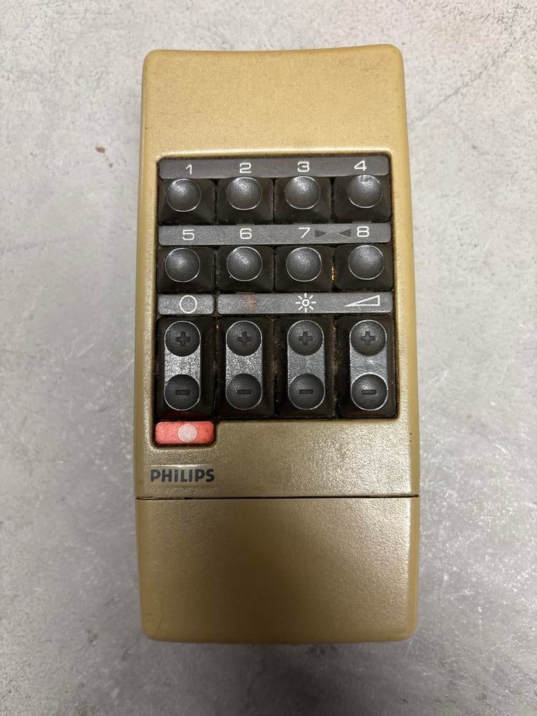 Eerste afstandsbediening voor Philips televisie, Ophalen of Verzenden, Gebruikt, Origineel, Tv