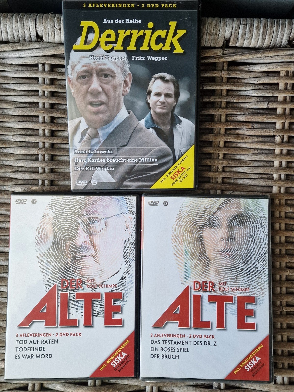 Derrick & Der Alte DVD Boxsets - Duitse Krimi Klassiekers, Cd's en Dvd's, Bonusmateriaal, Misdaad, Duits, Ophalen of Verzenden