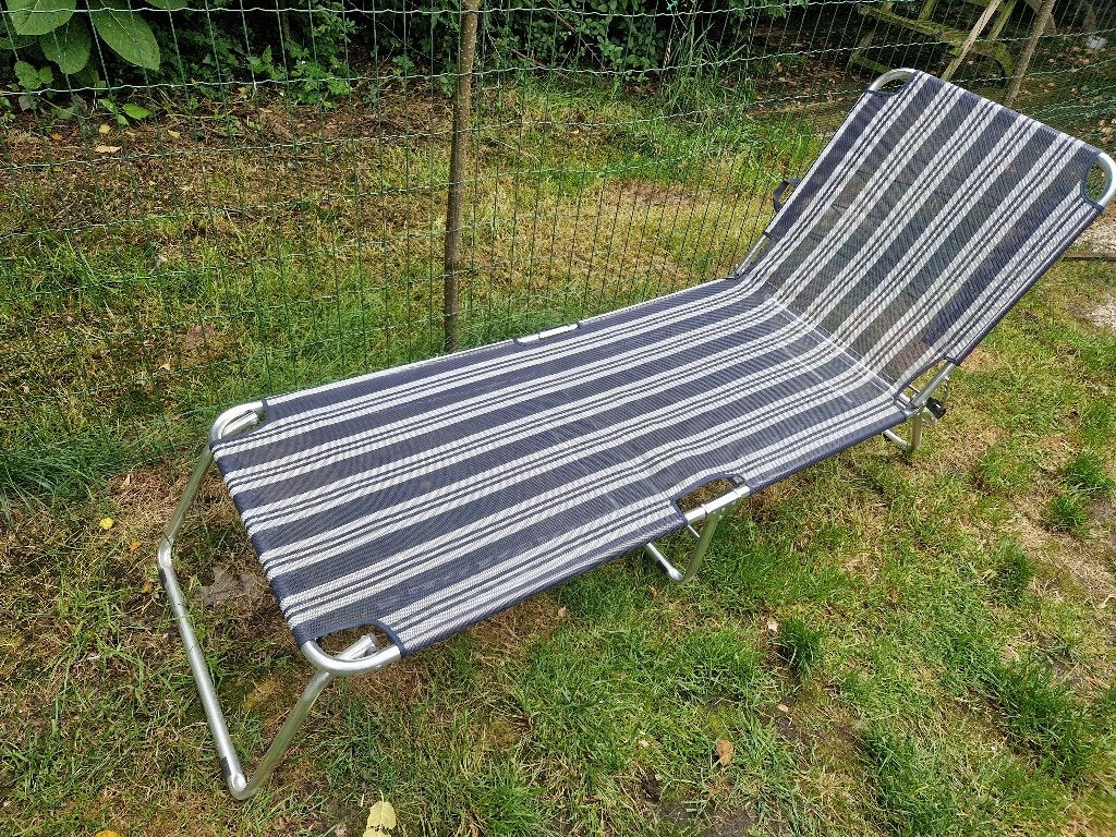 Ligstoel 190x60cm, zgan, Ophalen, Zo goed als nieuw