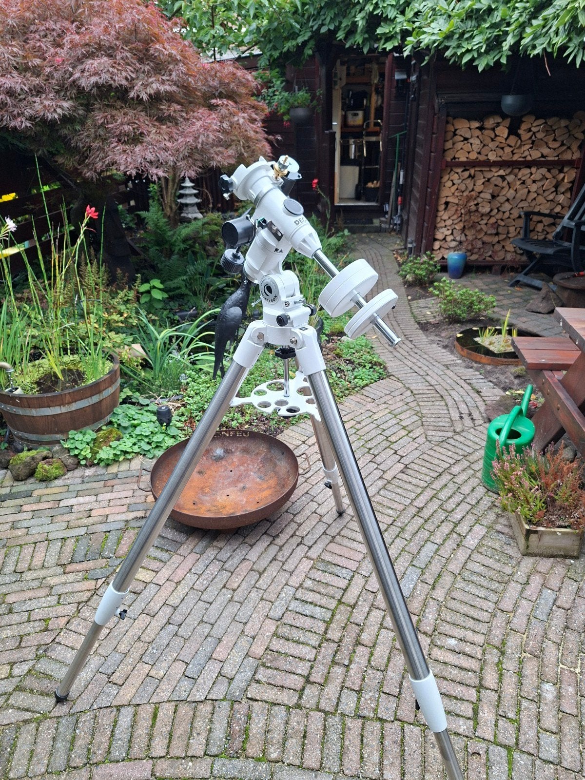 Celestron CG-4 mount RVS met 2 motoren, Audio, Tv en Foto, Onderdelen of Toebehoren, 80 tot 200 mm, Met statief, Ophalen of Verzenden