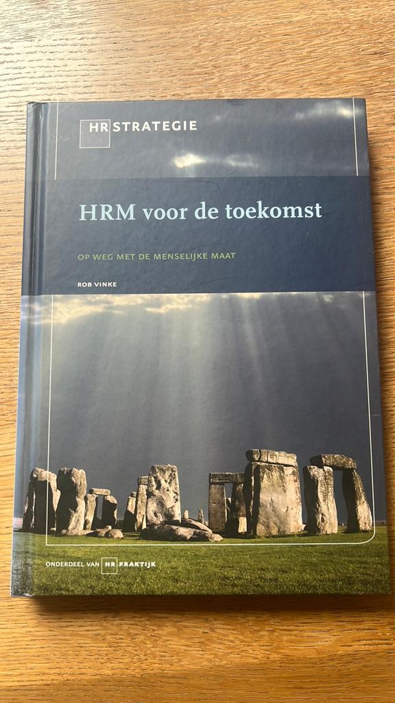 HRM voor de toekomst - Rob Vinke, Ophalen of Verzenden, Zo goed als nieuw, Personeel en Organisatie